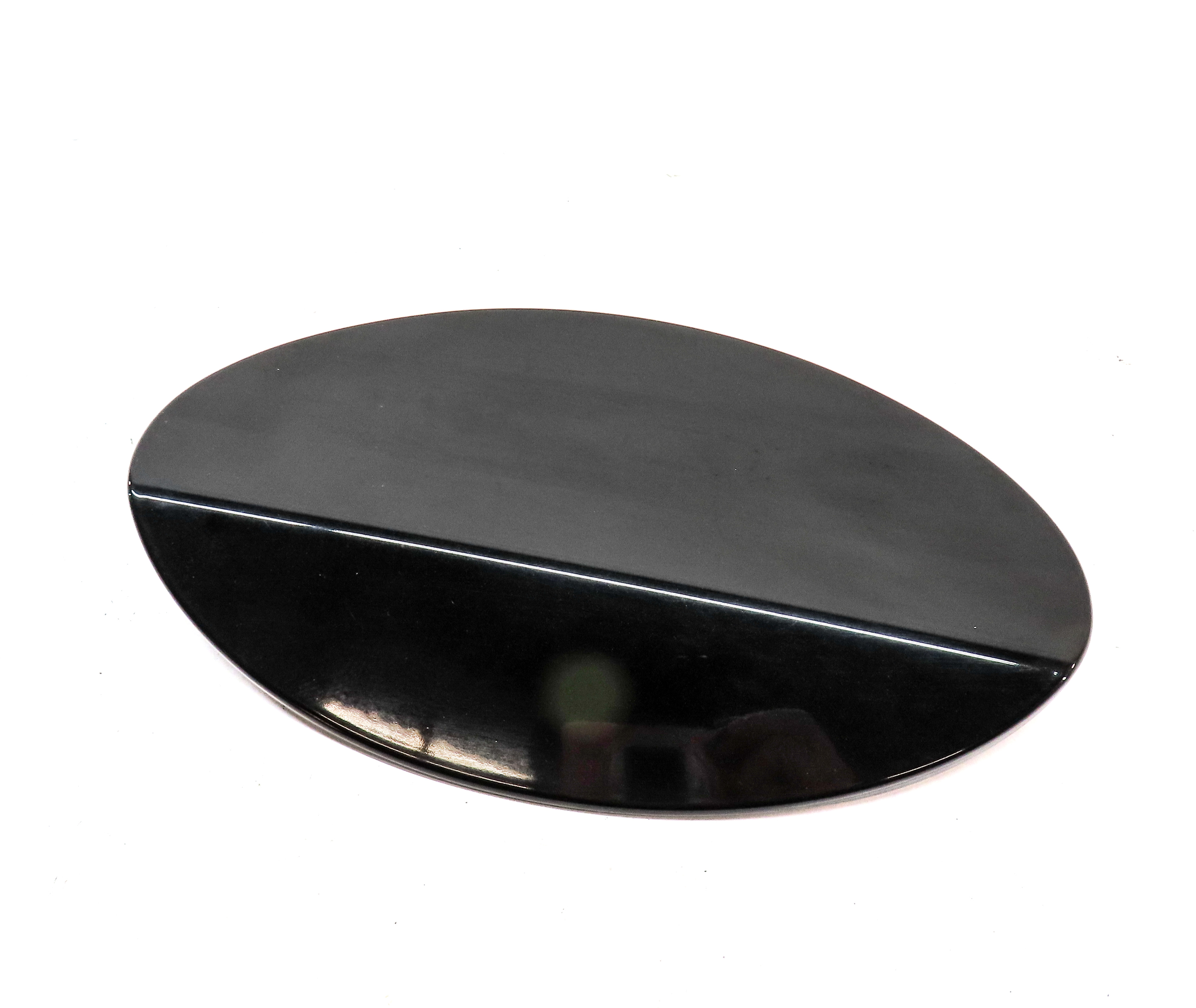 10-17 MERCEDES E-CLASS (W207) COUPE CONVERTIBLE FUEL TANK DOOR LID TRIM (Black) — exact item pictured